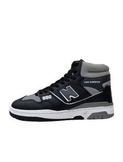 New Balance 650 Black Grey с мехом