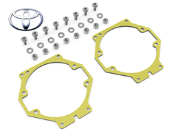 Переходные рамки для Toyota Camry V40 2006 - 2009 г.в. под модуль GTR MINI BI-LED (Комплект, 2шт)
