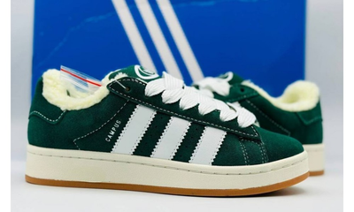 Кроссовки Adidas Campus 00s Dark Green зимние