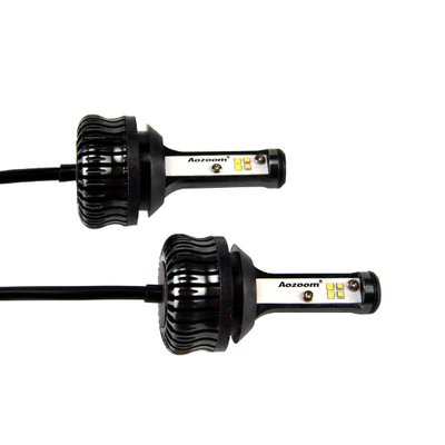 ДХО в поворотники Aozoom 1156 S25 (BAU15S) белый+оранжевый (комплект, 2шт)