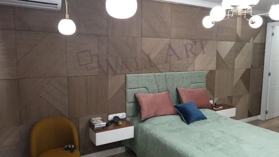 Подбор цвета панелей был осуществлен по предоставленному заказчиком образцу. 