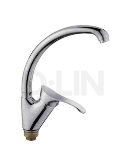 Смеситель для кухни D-lin высоки излив, гайка D150405-1