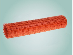 Сетка аварийного ограждения рулон 1,0х25 м., ячейка 35х50 мм., (люкс)