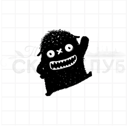 штамп с добрым монстриком