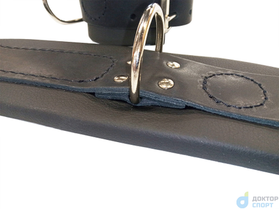 Манжеты "Доктор Спорт" кожаные на ремне