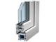 Окно 2-х створчатое 1300х1400мм, из профиля VЕКА 58 мм