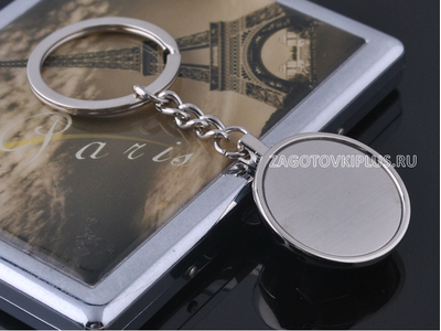 Брелок футбольный мяч в комплекте с линзой