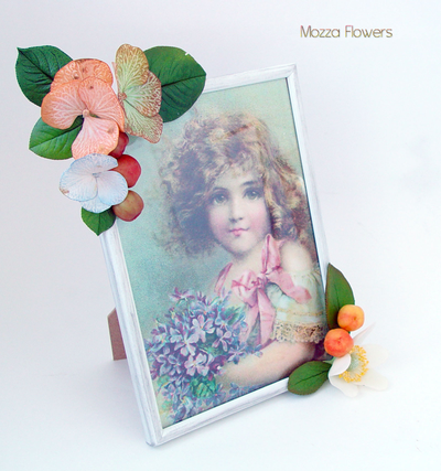 Фоторамка с цветами и яблочками "Сквозь время". ЕСТЬ В НАЛИЧИИ.