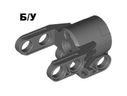 ! Б/У - Technic, Axle and Pin Connector Block 4 x 3 x 2 1/2 Linear Actuator Holder, Dark Bluish Gray (61904 / 4528038 / 6356106) - Б/У