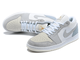 Nike Air Jordan Retro 1 Low 'Paris' (Серые с белым) сбоку