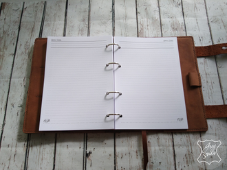 Ежедневник из натуральной кожи, подарок руководителю, кожаный блокнот купить, оригинальный подарок