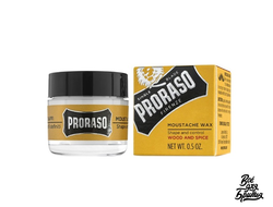 Воск для стайлинга усов Proraso Wood and Spice, 15 мл