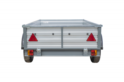 Прицеп двухосный РУСИЧ 253Д / 2440 х 1220 мм / 750 кг / окрашенный