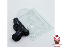 Форма пластик Пистолет Walther