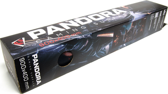 Широкий игровой коврик для мыши QCyber Pandora