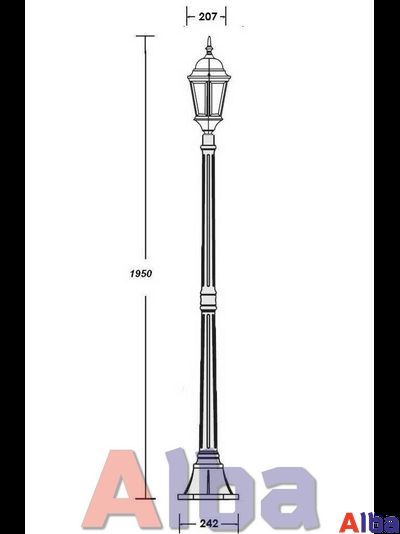 Astoria 408 2L BG Парковый светильник