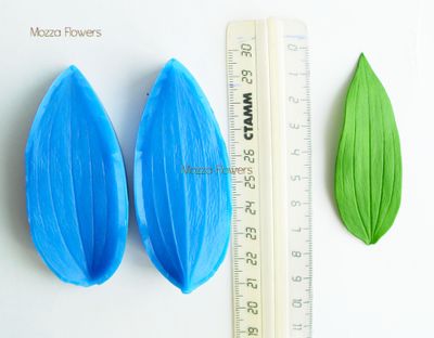 " Лист лилии" Силиконовый молд  (вайнер)