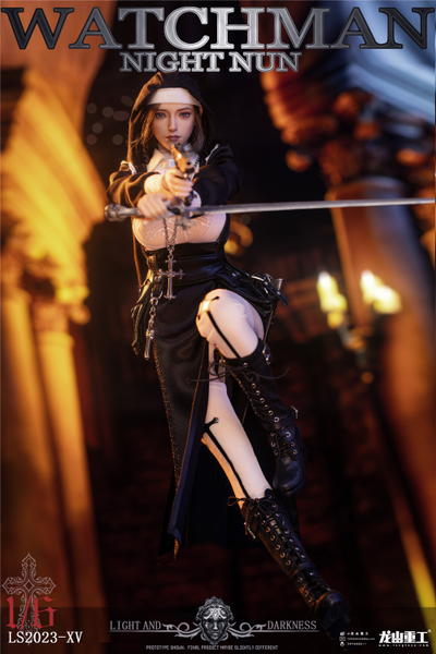 Боевая монахиня Елена - Коллекционная фигурка 1/6 SCALE The First Play of 'Redemption of the Night' Elena (LS2023-XV-A) - Longshan