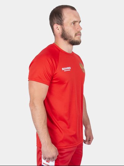 Футболка самбо BRAVEGARD ПАТРИОТ красная