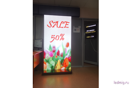 Светодиодные пилоны для рекламы