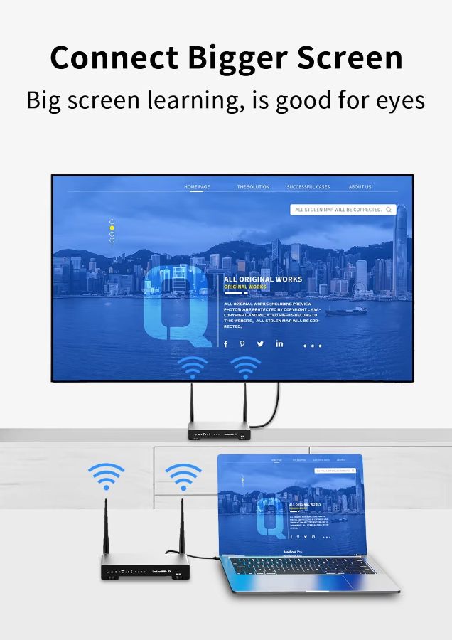 DE200KVM — Беспроводной удлинитель HDMI KVM, FullHD, до 200 м.