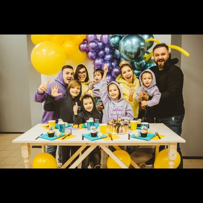 Оформление детского дня рождения в стиле "Fortnite" "№ 1462