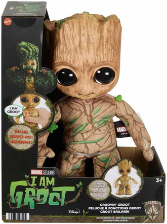 Игрушка Marvel I Am Groot Grooving Groot Feature Plush (E) HJM23