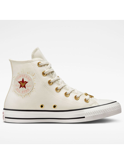 Кеды Converse Valentines Day белые с вышивкой