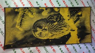 Полотенце махровое "Фото-сова", арт. 6с102.411ж1, 67*150