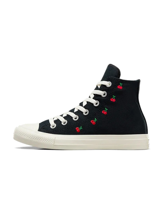 Converse Ctas Cherry On Hi Black Red