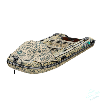 Лодка ПВХ Gladiator Active C420AL Camo с алюминиевым полом