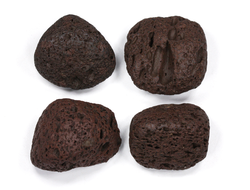 Лава коричневая, галтовка в ассортименте (25-27 мм, 7-9 г) №26968