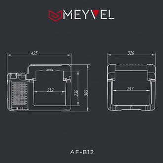 Автохолодильник Meyvel AF-B12
