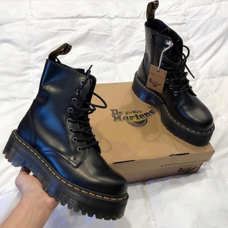 Ботинки Dr. Martens Jadon Smooth на платформе черные в Ростове-на-Дону