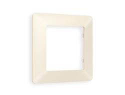 Рамка 1-ая Бежевый матовый, коллекция LINE - Ambrella Volt - ALFA