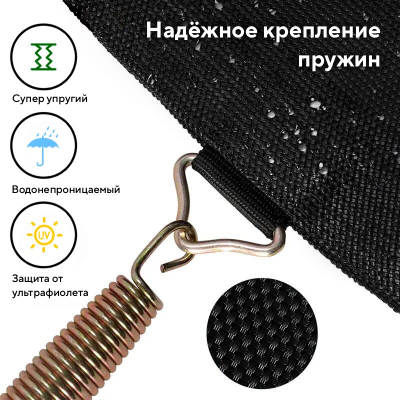 Батут с защитной сеткой PERFETTO SPORT PREMIUM STRONG 8 диаметр 2,4 м