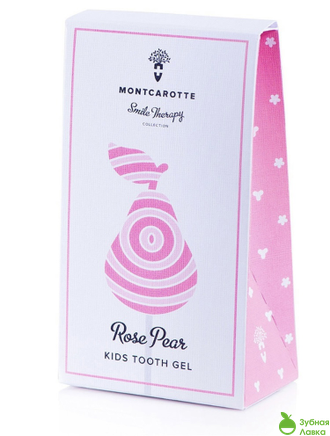 ЗУБНОЙ ГЕЛЬ MONTCAROTTE KIDS TOOTH GEL СО ВКУСОМ РОЗОВАЯ ГРУША
