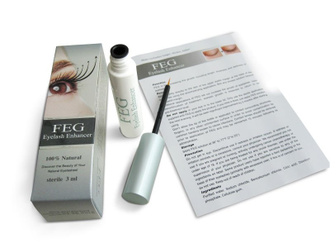 Сыворотка для укрепления и роста ресниц FEG Eyelash Enhancer (3 тюбика)