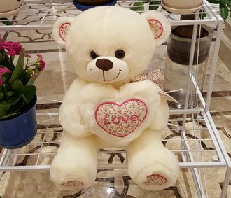 Плюшевый мишка Рафаэль 50 см. молочный