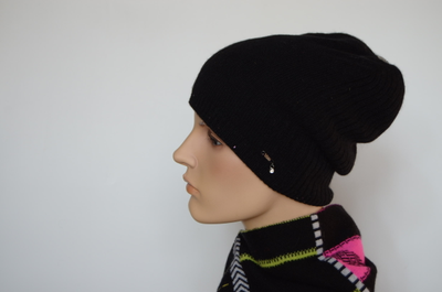 шапка и шарф из стопроцентного кашемира Италия Вицио