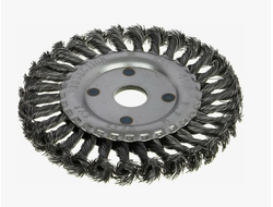 Щетка металлическая дисковая (150х22мм, крученная проволока ) для УШМ