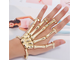 Skeleton Hand Bracelet, браслет, бижутерия, на руку, скелет, кости, браслетик, женский, кольцо, рука