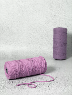 Веревка 3 мм 100 М лавандовая