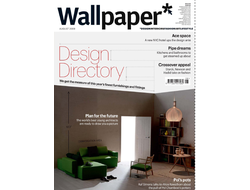 Wallpaper Magazine August 2009 Иностранные журналы об интерьере, Журналы о дизайне, Intpressshop