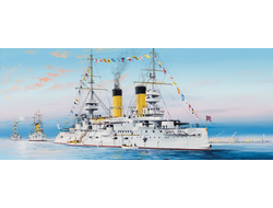 Сборная модель: (Trumpeter 05338) Русский броненосец "Цесаревич" 1904 г.