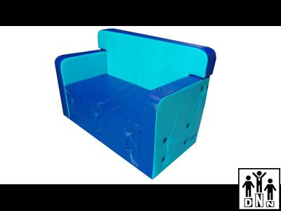 Детский игровой диван "Комфорт" синий голубой