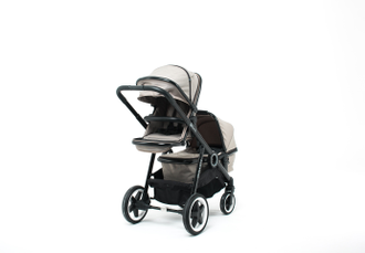 Коляска для погодок BabyZz Dynasty Beige (люлька и 2 прогулки)