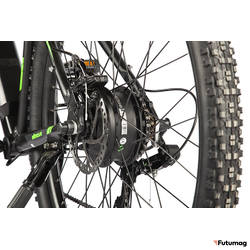 Электровелосипед Eltreco XT 600 Pro (Серо-зеленый)