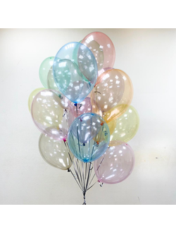 Набор шаров "Хрустальный" - 15 штук