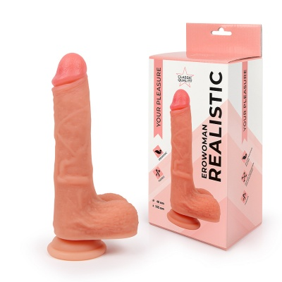 ER-30070 Фаллоимитатор Realstick L рабочей части 155 мм D 40 мм Erowomen